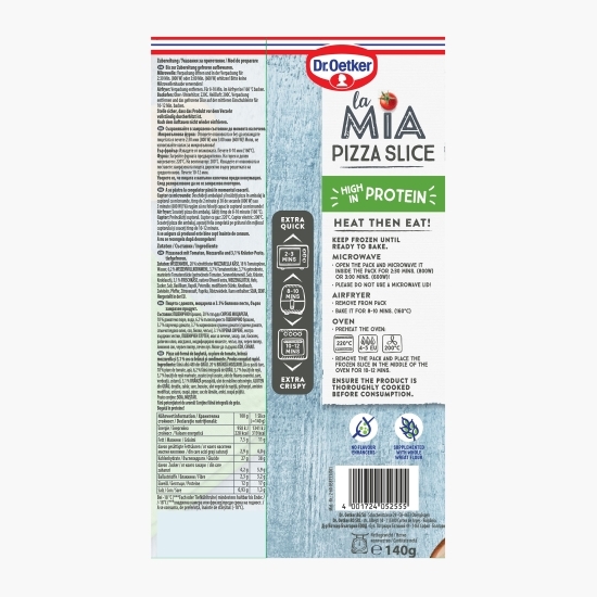 Pizza baghetă cu mozzarella și pesto La Mia Slice 140g