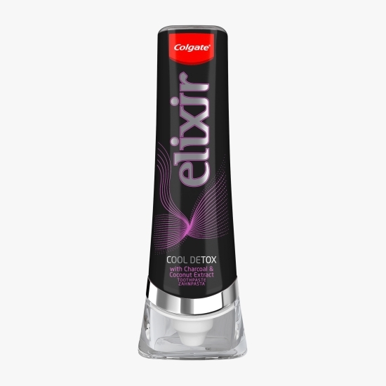 Pastă de dinți pentru albire Elixir Cool Detox, Charcoal & Coconut Extract, 80ml