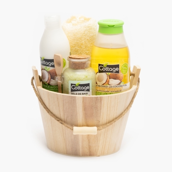 Set cadou femei baie Coconut Oil-Beauty Ritual