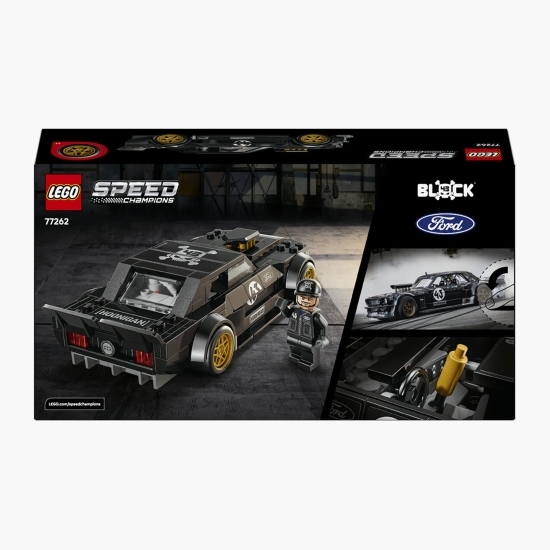 Ford Mustang Hoonicorn V1 al lui Ken Block, 77262 Speed Champions, 345 piese, +9 ani