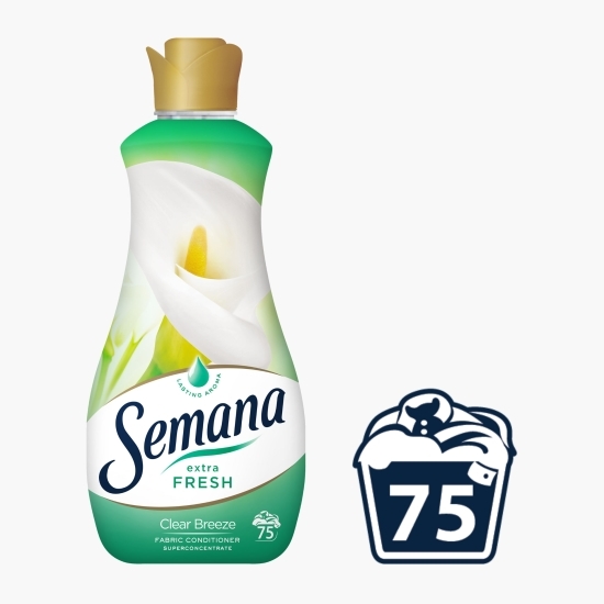Balsam de rufe superconcentrat Extra fresh, Clear breeze, 75 spălări, 1.5l