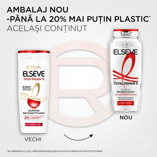 Șampon reconstituant pentru păr deteriorat, Total Repair 5, 400ml