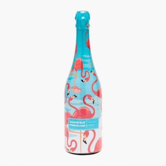 Șampanie copii Flamingo rodie&grepfrut 0% alcool 0.75l