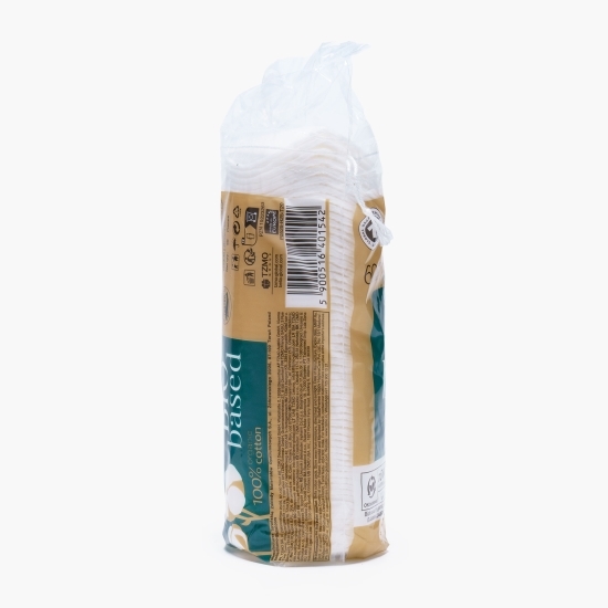 Dischete demachiante rotunde bumbac organic, BIObased 60 buc