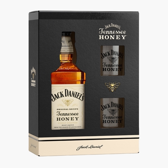 Tennessee Honey Whiskey 35% alc., 0.7l + 2 pahare