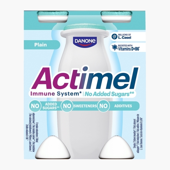 Iaurt de băut, fără zahăr adăugat 4x100g