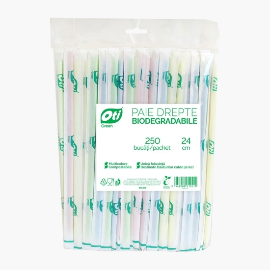 Paie biodegradabile drepte 250 buc/pachet
