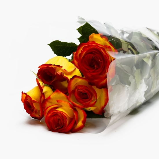 Buchet trandafiri, 5 fire, diverse culori