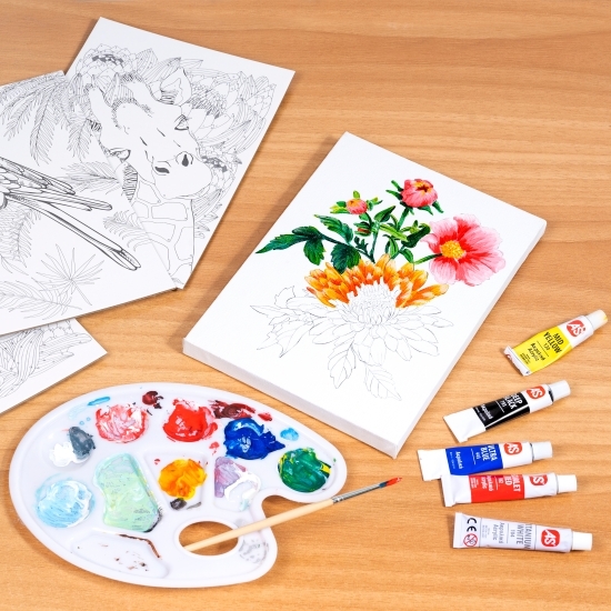 Atelierul de pictură acrylic Mini Natură 10+ ani
