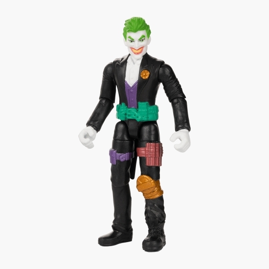 Figurină Joker articulată 10cm cu 3 accesorii surpriză 5+ ani