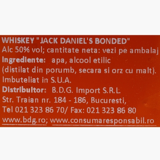 Tennessee Bonded Whiskey 50% alc. 0.7l