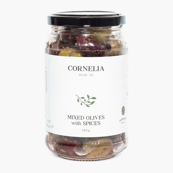 Măsline mix cu mirodenii 180g