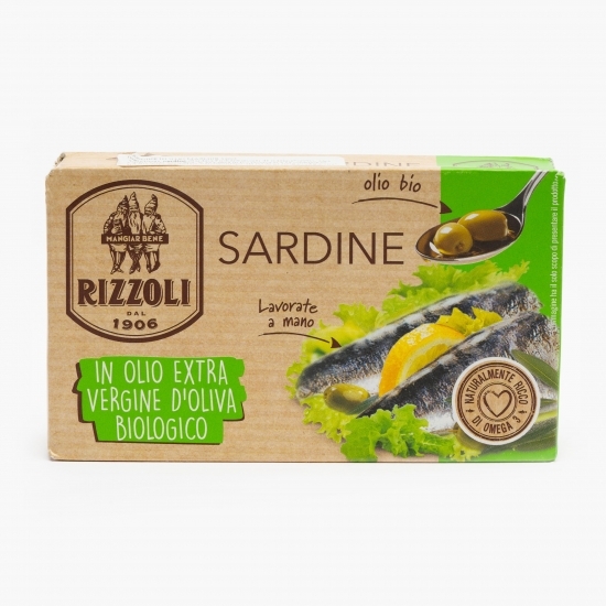 Sardine în ulei de măsline eco 120g