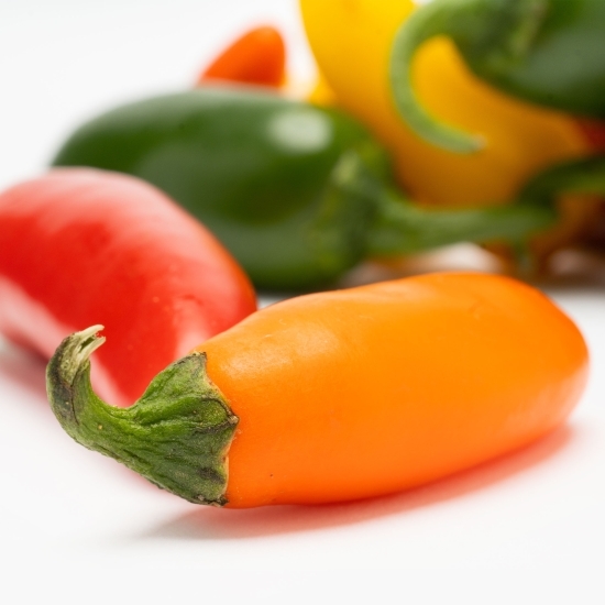 Ardei iute Jalapeno mix, România 200g, 12.000-30.000 SHU