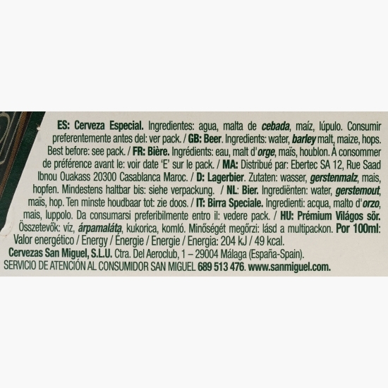 Bere Especial sticlă 4x 330ml