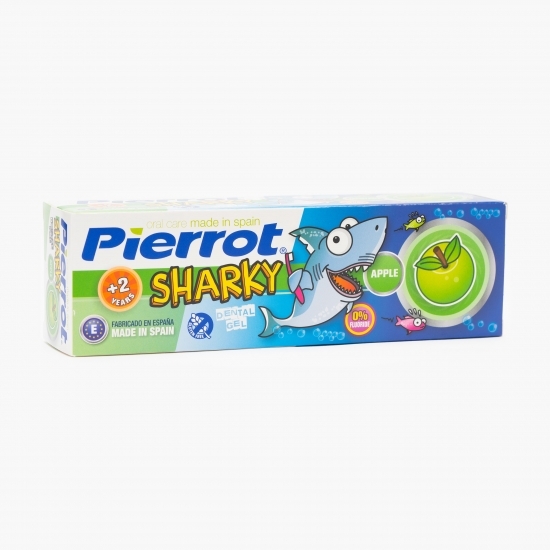 Pastă de dinți pentru copii fără fluor Sharky, +2 ani 75ml