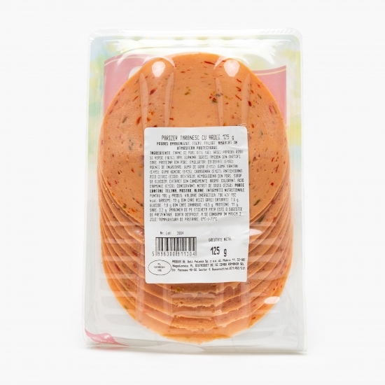 Parizer țărănesc cu ardei 125g