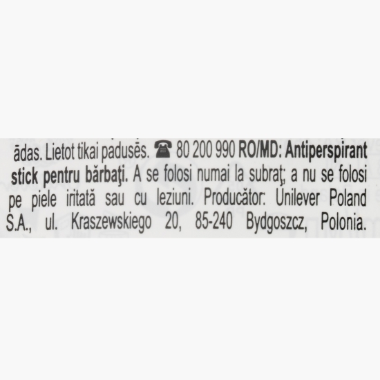 Deodorant stick Men Cobalt Dry 50ml