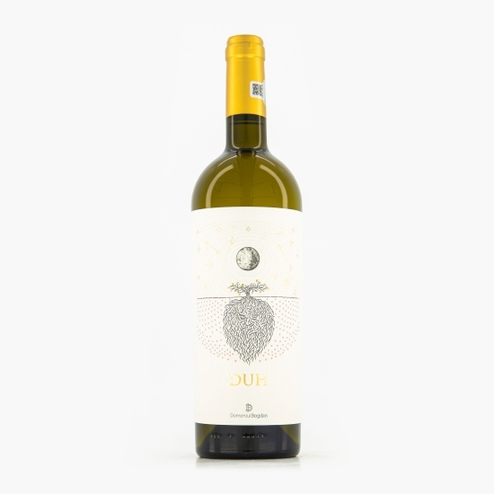 Vin alb sec eco Duh Sauvignon Blanc, Muscat Ottonel & Chardonnay, 13.6%, 0.75l