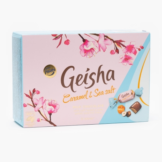 Bomboane de ciocolată Geisha caramel și sare de mare 150g