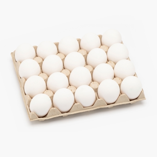 Ouă proaspete albe mărimea M cod 2, 20 buc