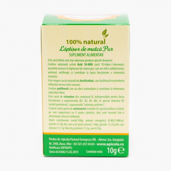 Lăptișor de matcă 10g