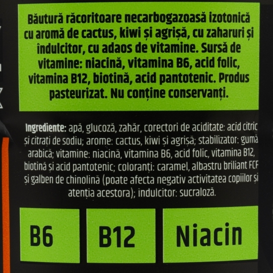 Băutură izotonică cu aromă de cactus Sportcap 0.75l