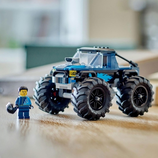 Monster truck albastru, 60402 City, 148 piese, +5 ani