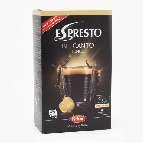 Capsule cafea, Belcanto Lungo, 16 băuturi, 120g