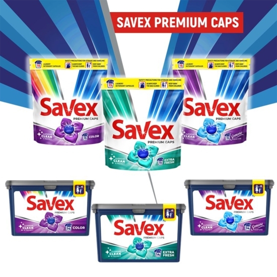 Detergent de rufe capsule Premium Color , 42 spălări