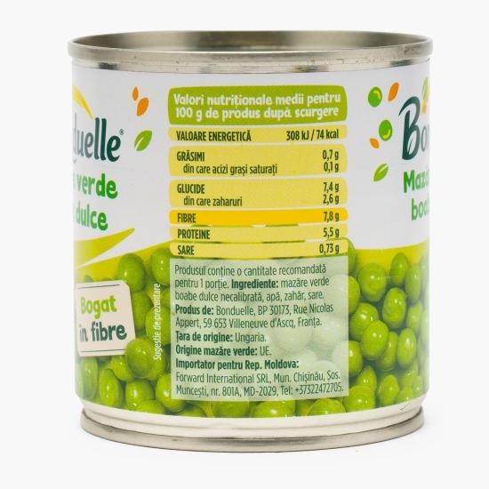 Mazăre verde boabe dulce 200g