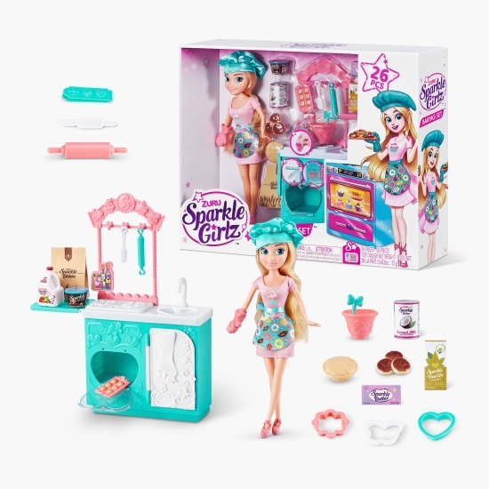 Set Păpușa patiser - Sparkle Girlz, +3 ani