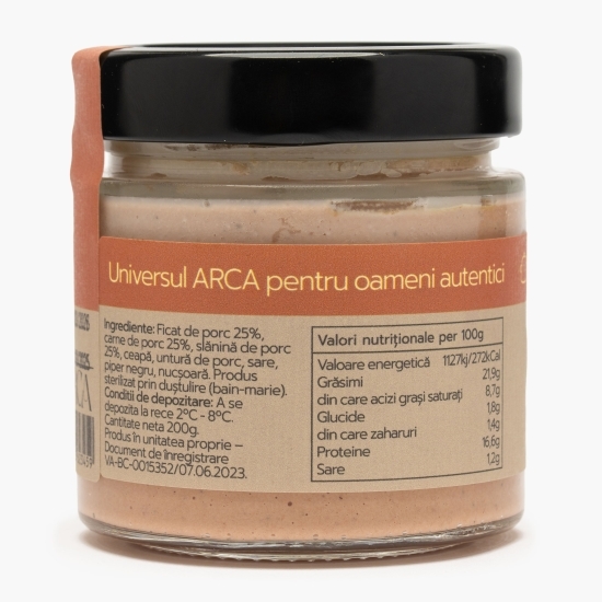 Pate din ficat de porc 200g