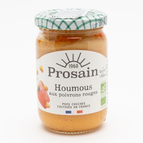 Salată BIO humus cu ardei roșu 195g