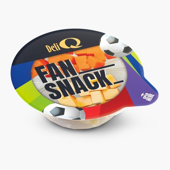 Snack Cheddar alb și brânză cu roșii și chili 60g