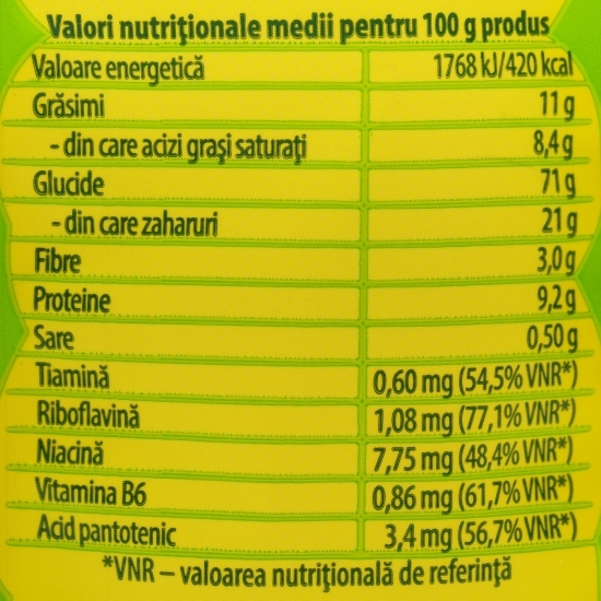 Biscuiți cu unt și vitamine 100g