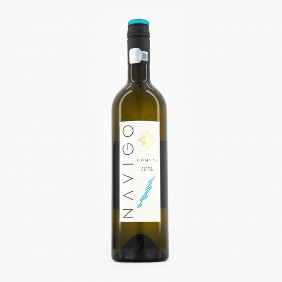 Vin alb sec Pinot Grigio Compas, 12.5%, 0.75l