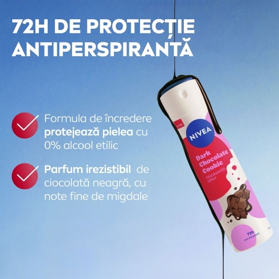 Deodorant antiperspirant spray Dark Chocolate Cookie 150ml