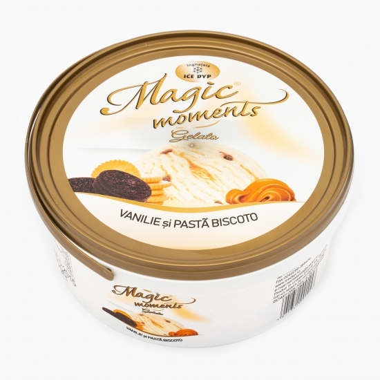 Tort înghețată vanilie și pastă biscoto 800g