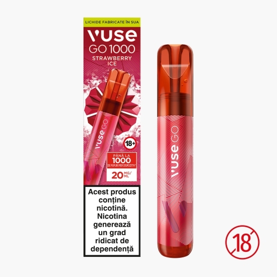 Țigară electronică Strawberry Ice, 20mg/ml nicotină, 1000 puffs