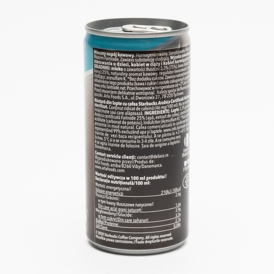 Doubleshot espresso fără zahăr adăugat 200ml