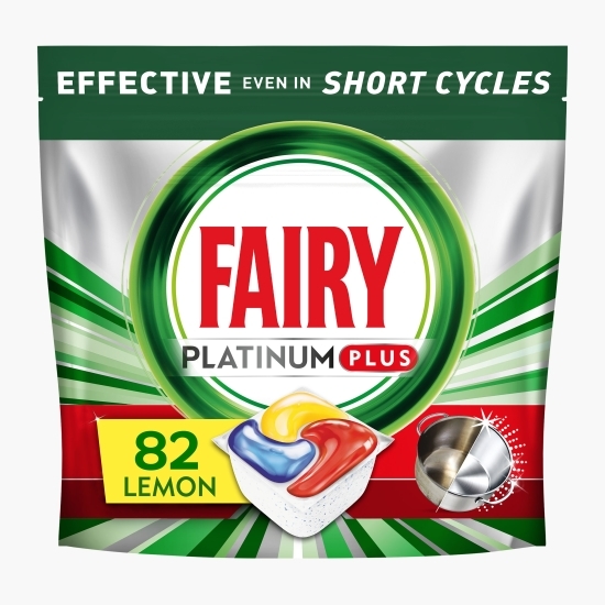 Detergent automat capsule pentru mașina de spălat vase Platinum Plus, 82 spălări