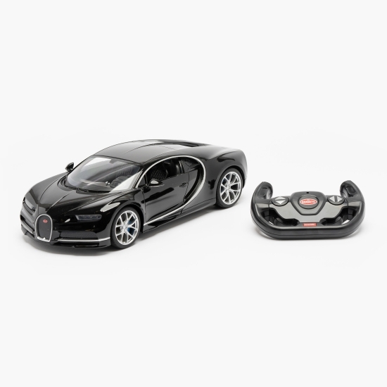 Mașină cu telecomandă Bugatti Chiron negru 3+ ani