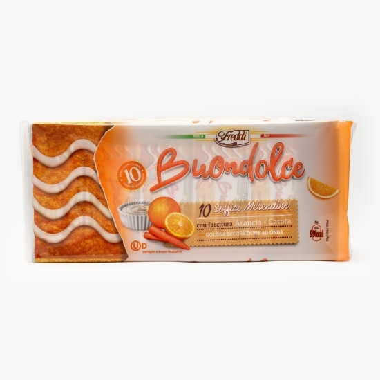 Prăjitură Buondolce cu aromă de portocală și morcov 250g