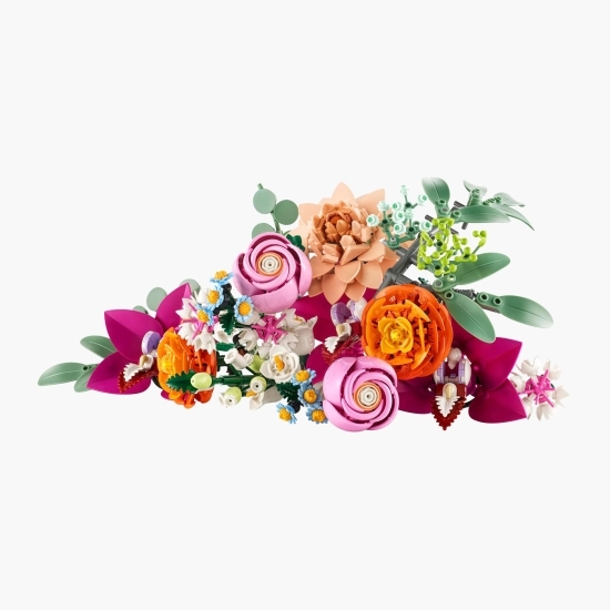 Frumos buchet de flori roz, 10342 Botanicals, 749 piese, +18 ani