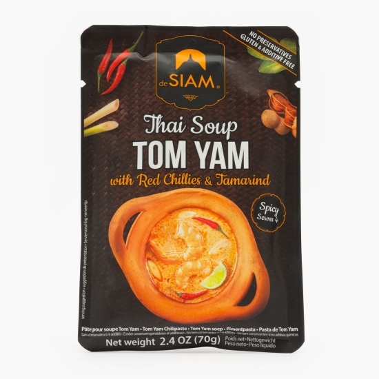 Pastă pentru supă Tom Yam fără gluten, Thai 70g
