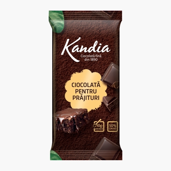 Ciocolată pentru prăjituri 50% cacao, 240g