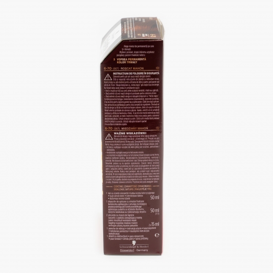Vopsea de păr permanentă Deluxe Oil-Care Color 667 copper mahogany 115ml