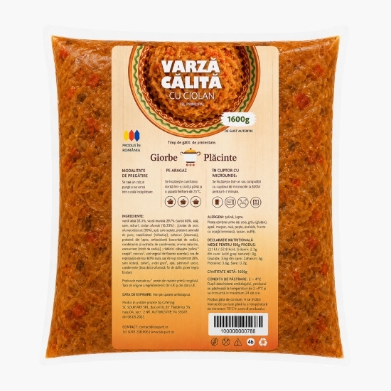 Varză călită cu ciolan 1.6kg