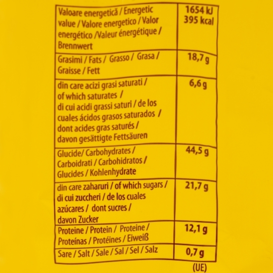 Cozonac cremă de nucă și stafide 400g